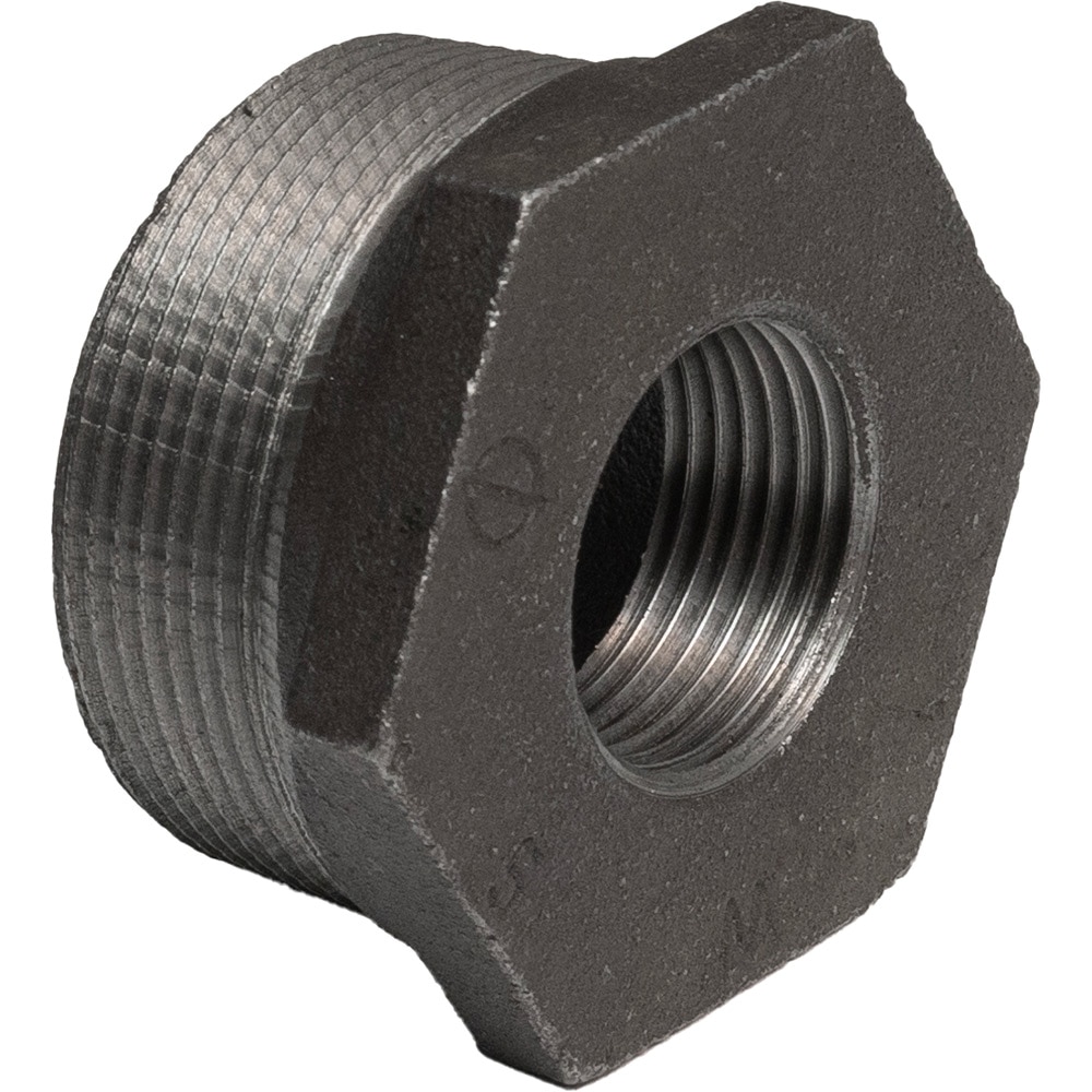 Reductie, 1.1/2'' x 1.1/4'', fonta, negru