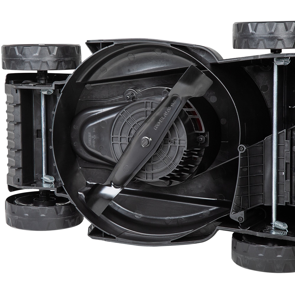 Masina de tuns iarba PERFORMANCE POWER, 1000W, 32 cm, 3 trepte taiere, cos 27 l, negru-rosu