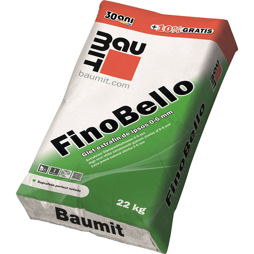 Glet de ipsos finisaj BAUMIT FinoBello, 22 kg