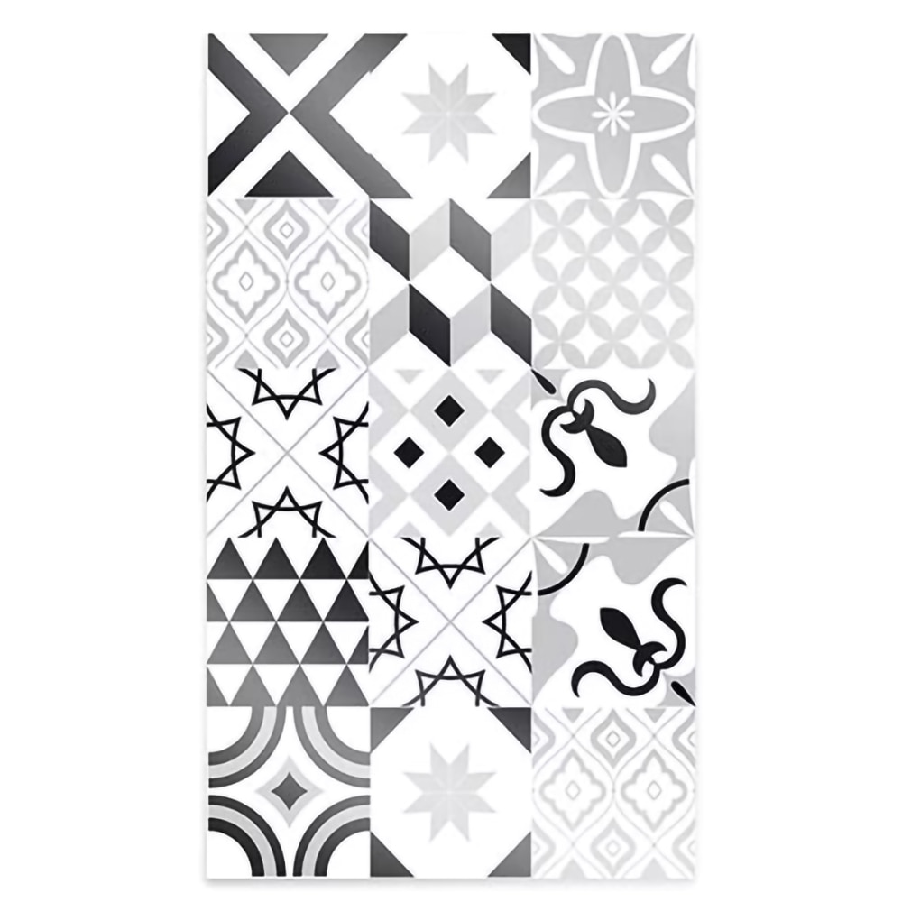 Placa protectie bucatarie Frandis 070502, model Carreaux, sticla securizata, 30 x 52 x 0.4 cm