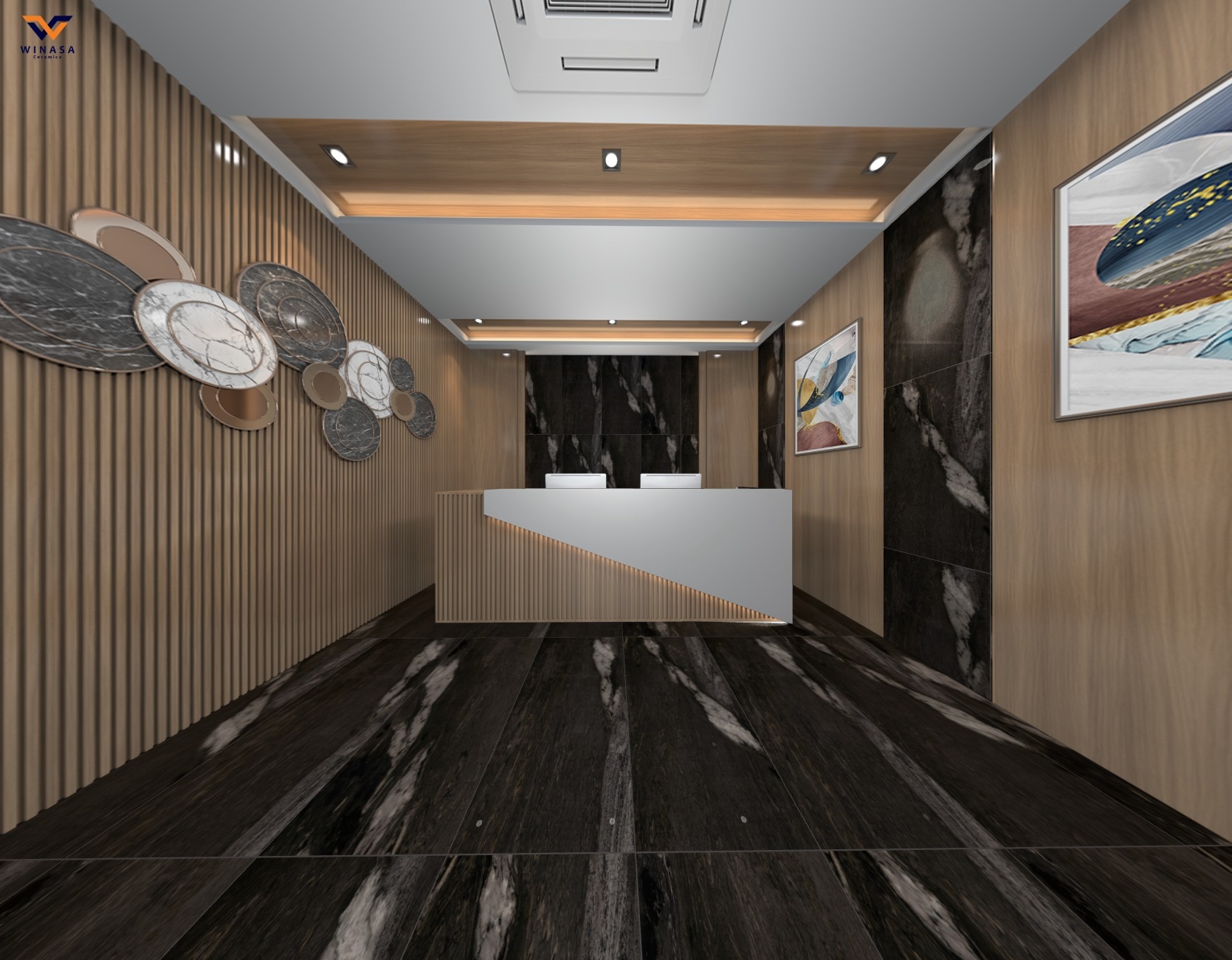 Gresie Black Cosmos, negru, 60 x 120 cm, 1.48 mp/cutie, grosime 9mm