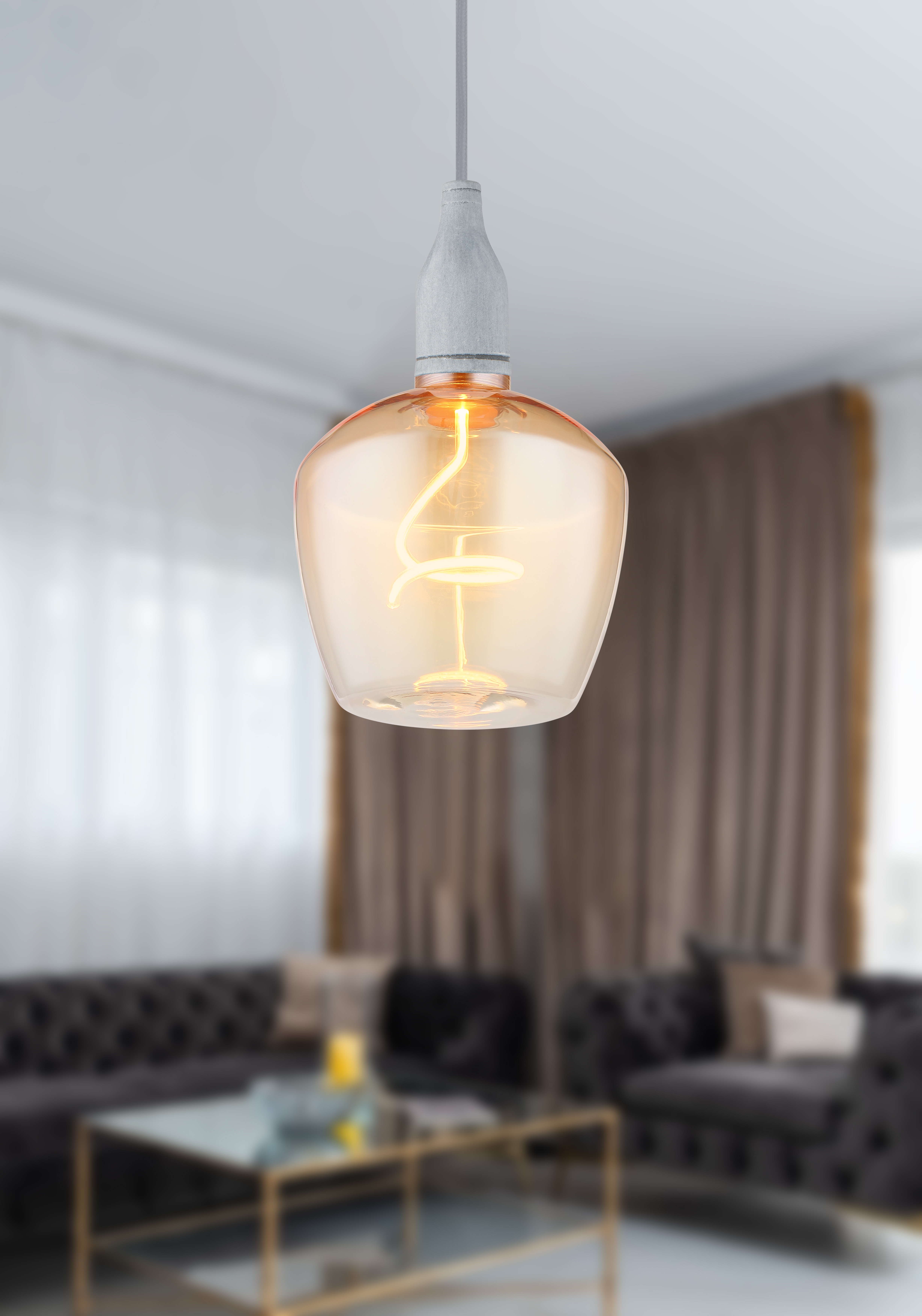 Bec Led Sticla Chihlimbar E27 4W