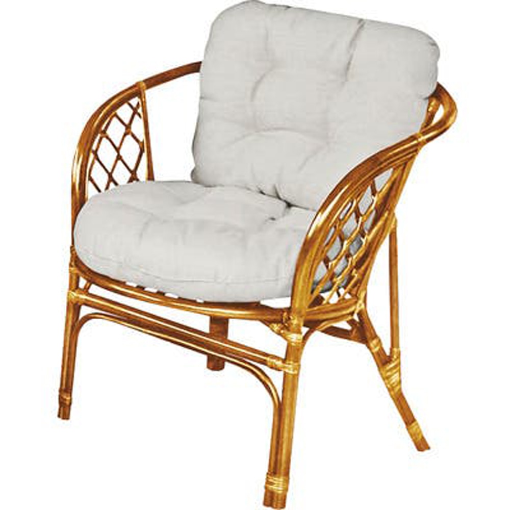 Set mobilier gradina Home Decor, 4 piese, perne, maro deschis