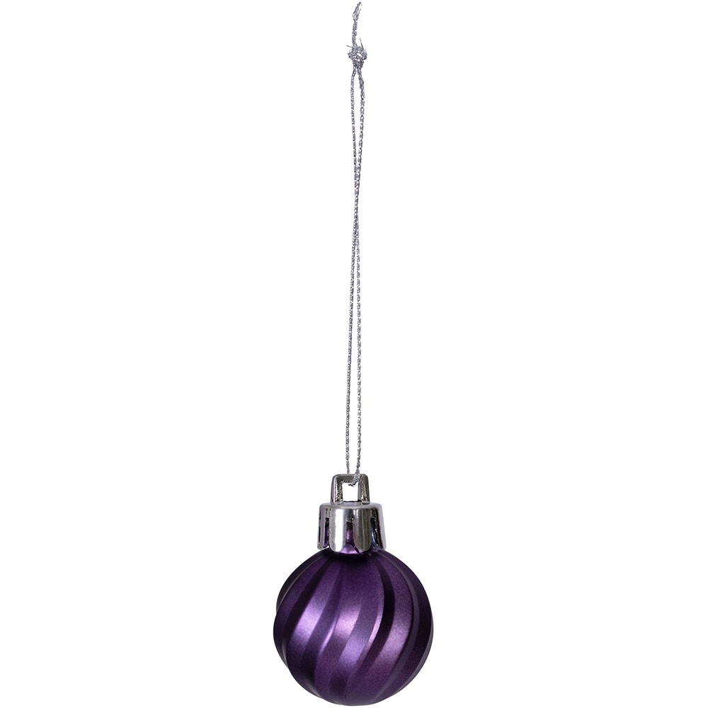 Set 20 globuri pentru brad Craciun Wonderland, D3 cm, plastic, multicolor