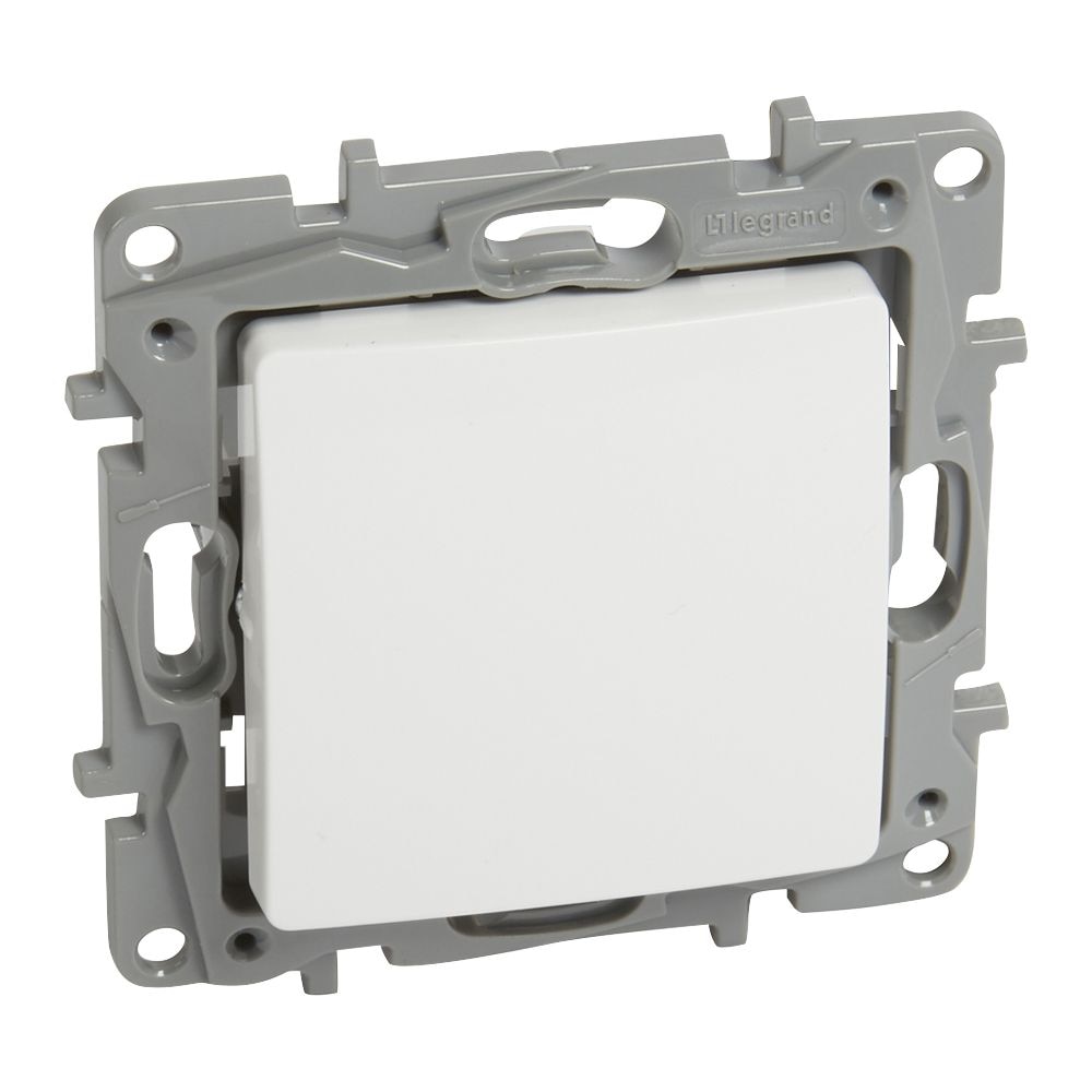 Niloe Intrerupator cap-sc. alb fara rama