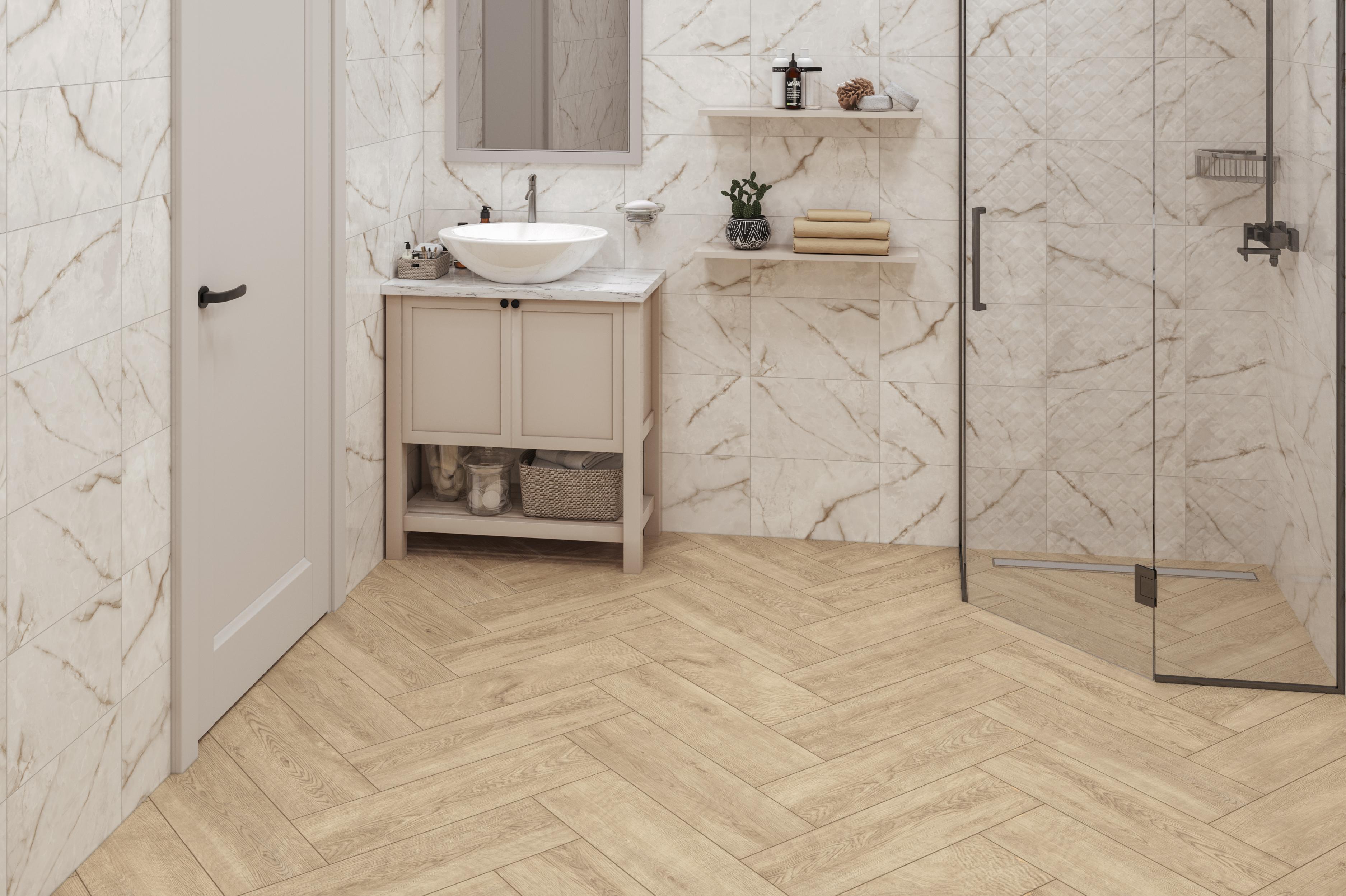 Gresie interior/exterior Bastogne, bej, portelanata, 65 x 20 cm, 1.43 mp/ cutie, PEI 4