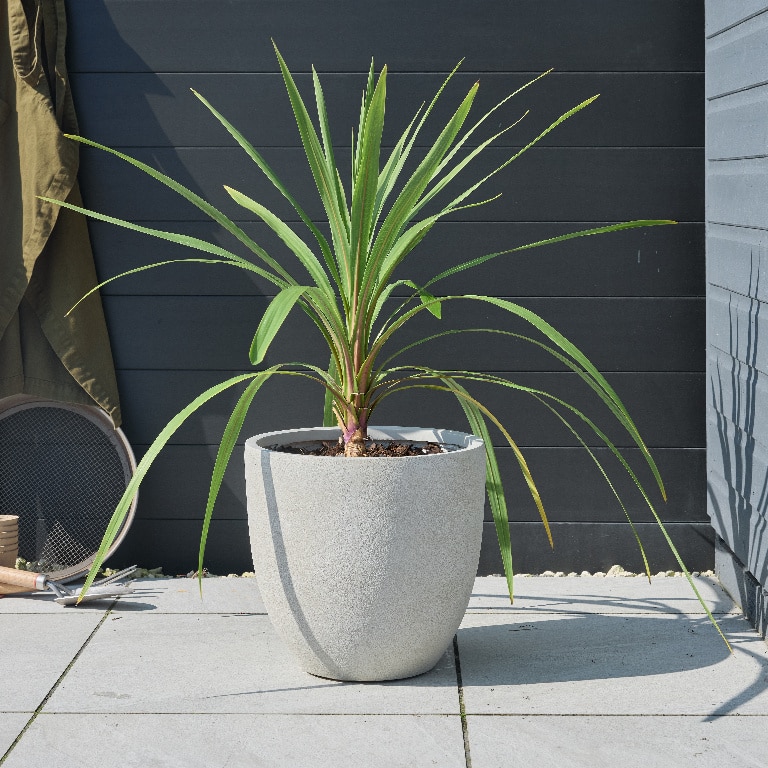 Ghiveci din Fibra de lut, Natur, 37 cm Verve