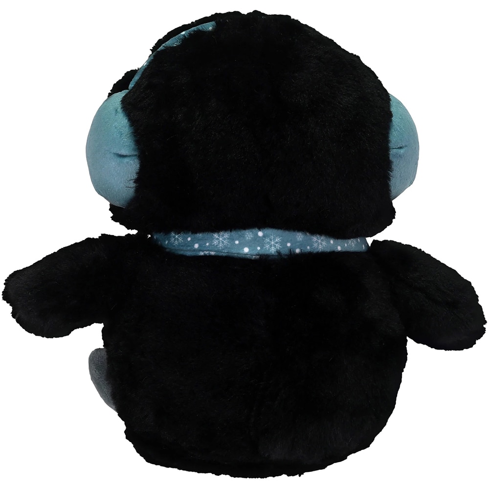 Jucarie plus Pinguin Interactiv Muzical, 25.5 cm, ABS si poliester, alb/negru
