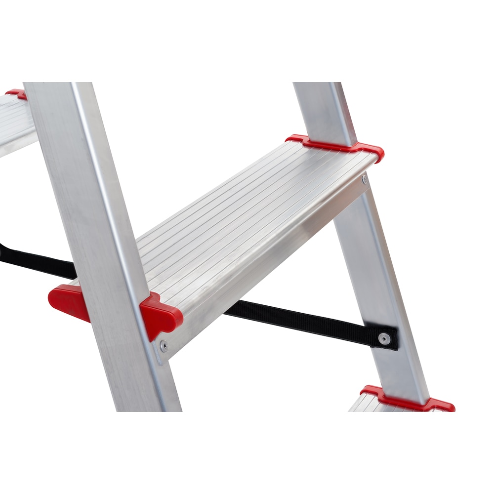 Scara pliabila STS, 3 trepte, 2.5m, aluminiu