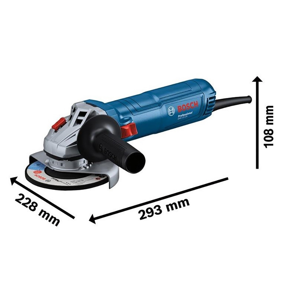 Polizor unghiular Bosch GWS 12-125, 1200W, 11000rpm, 125mm