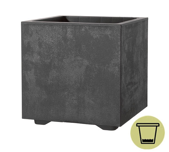 Jardiniera Millen, Antracit, 39 cm  Deroma