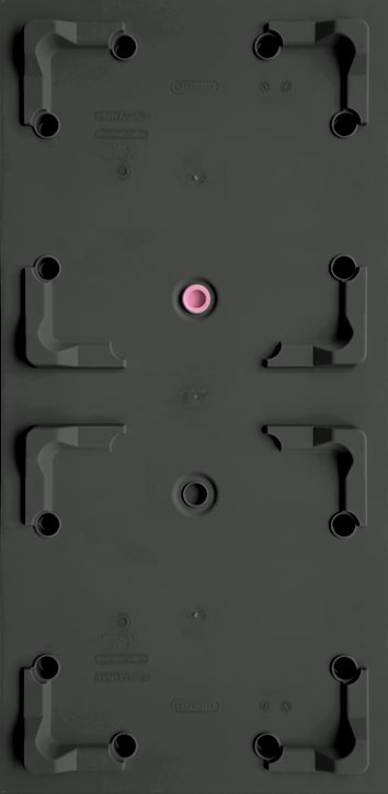 Jardiniera Millen, Antracit, 79 cm  Deroma