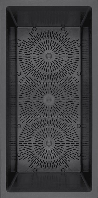 Jardiniera Millen, Antracit, 79 cm  Deroma