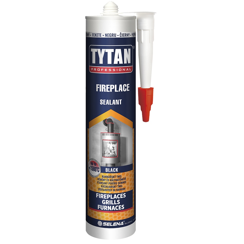 Silicon etansant TYTAN Professional, 280ml, negru