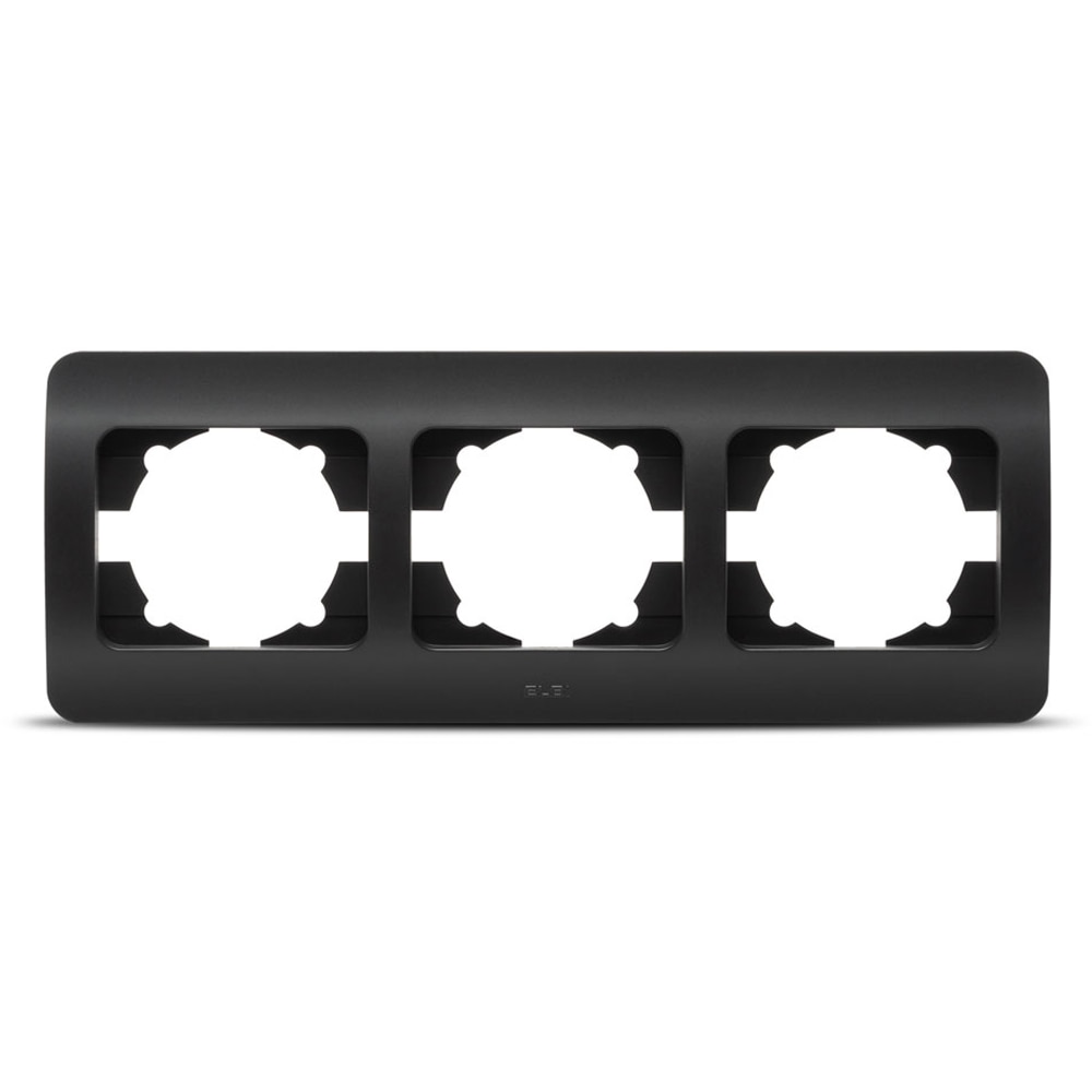 Rama ELBI, 3 module, IP20, negru