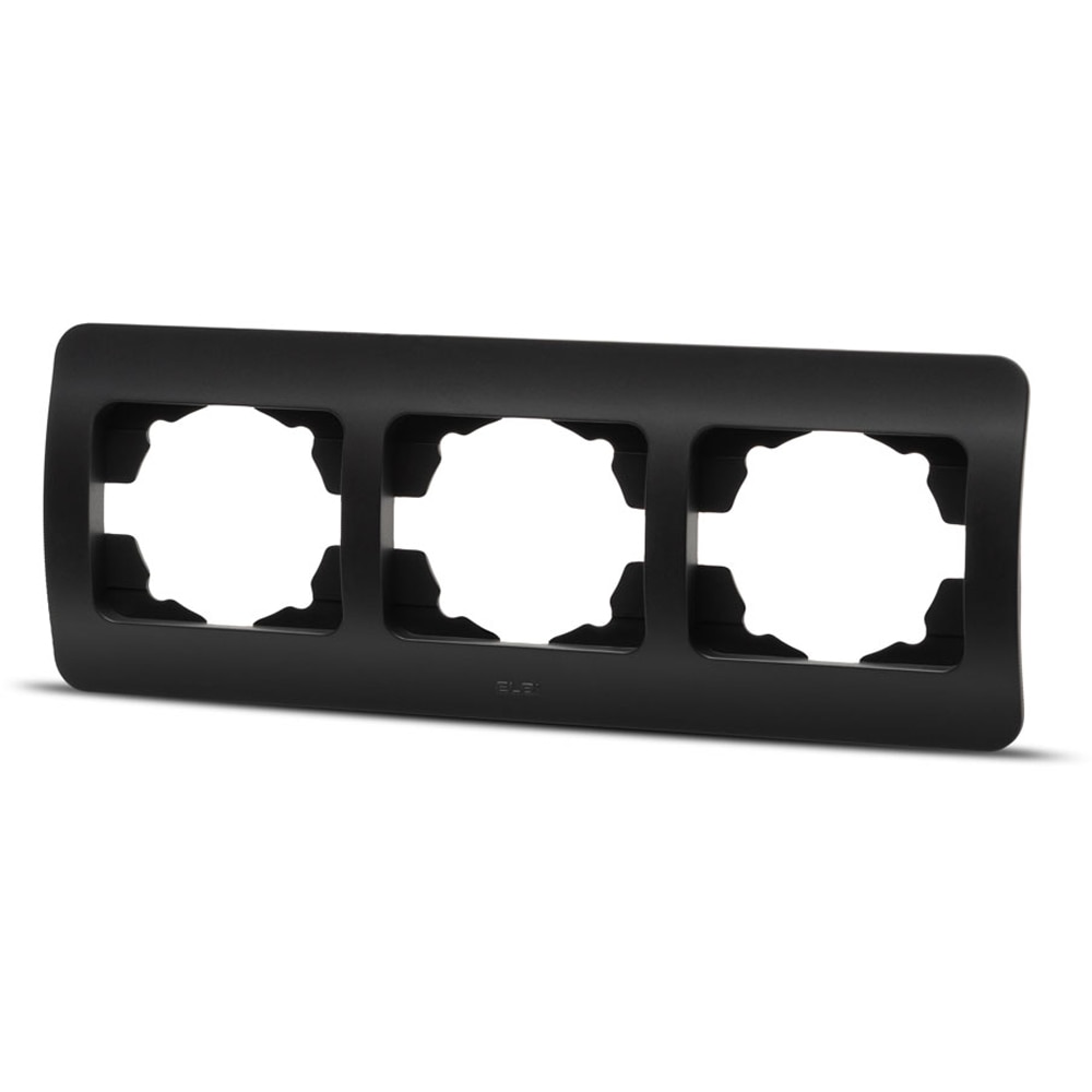 Rama ELBI, 3 module, IP20, negru