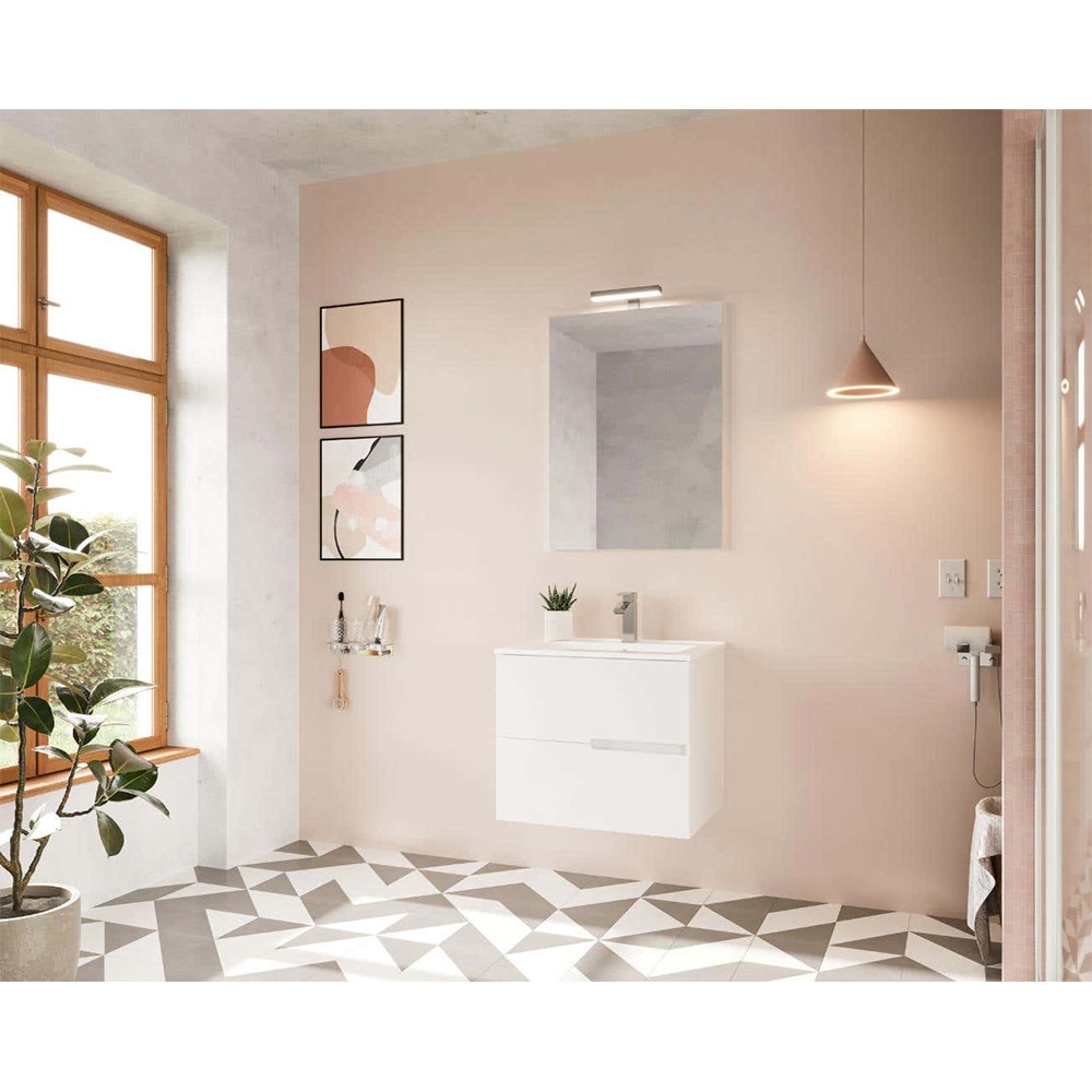 Set mobilier baie Eva, 66 x 51 x 67 cm, alb