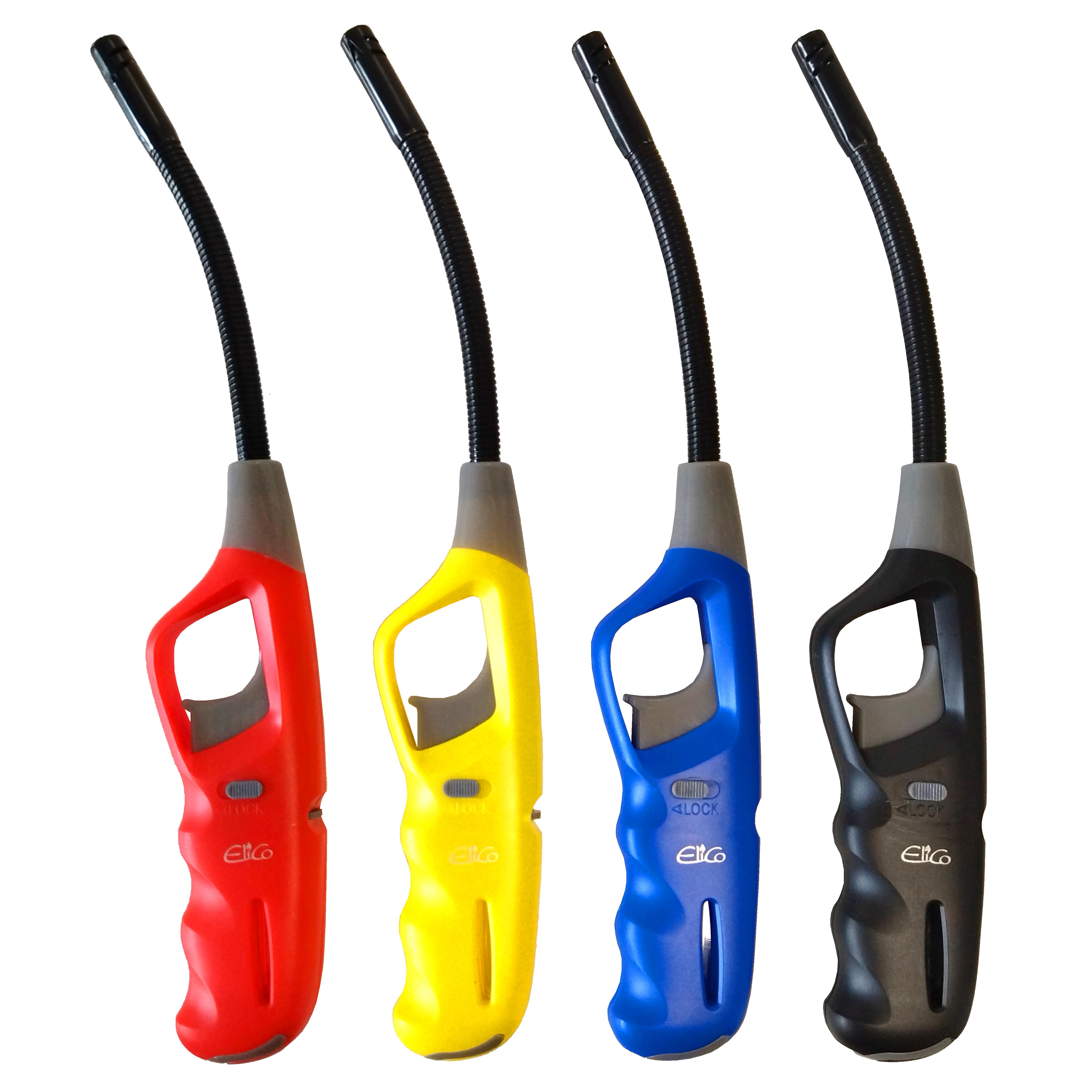 Bricheta gaz cu tija flexibila ELICO, multicolor
