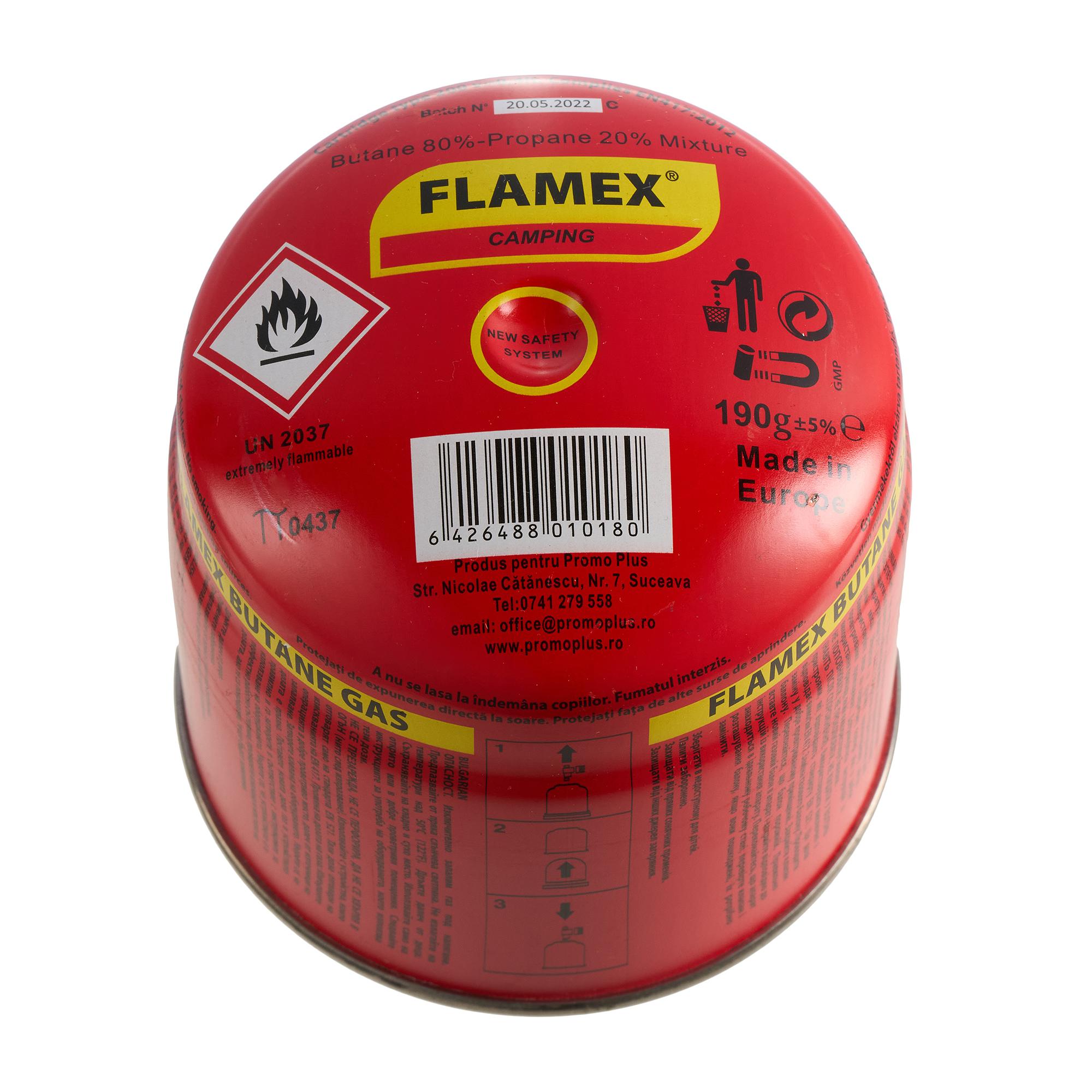 Butelie gaz FLAMEX, 190 g