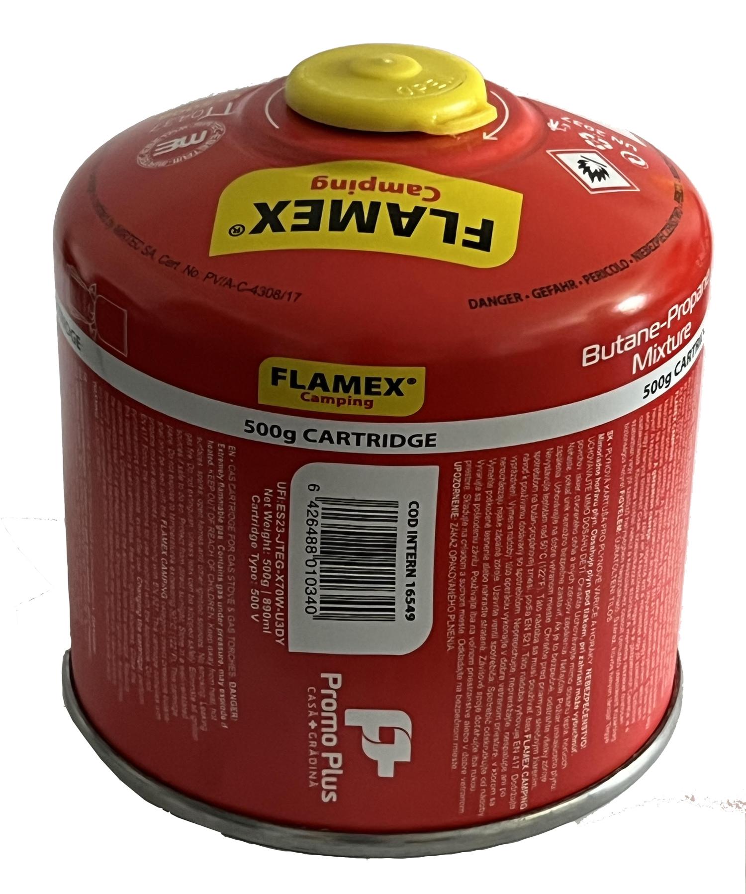 Butelie gaz FLAMEX, 500 gr