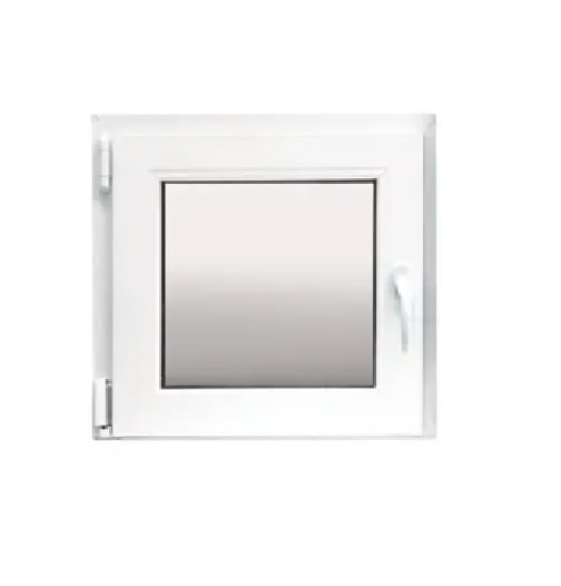 Fereastra termopan PVC, Alb,  camere, 56 x 56 cm, Dreapta, Simpla deschidere