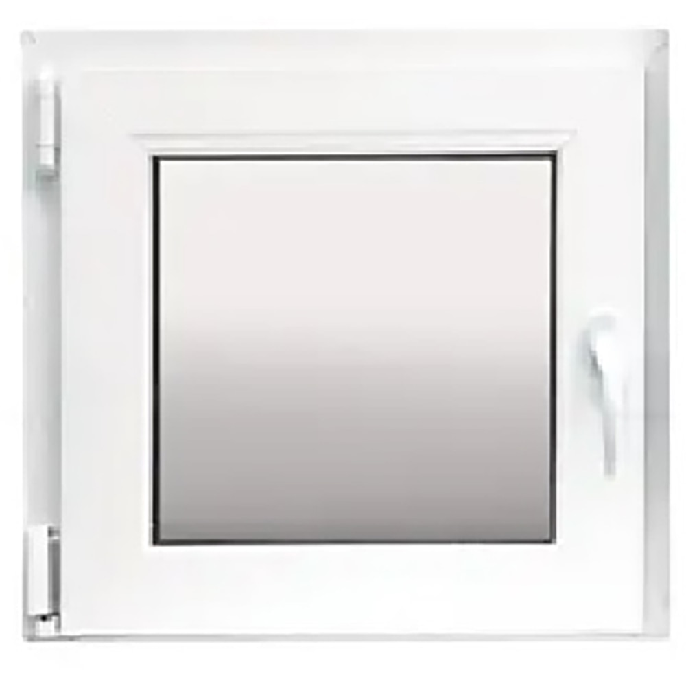 Fereastra termopan PVC, Alb, camere, 56 x 56 cm, Dreapta, Simpla deschidere