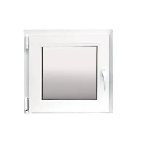 Fereastra termopan PVC, Alb,  camere, 56 x 56 cm, Stanga, Simpla deschidere
