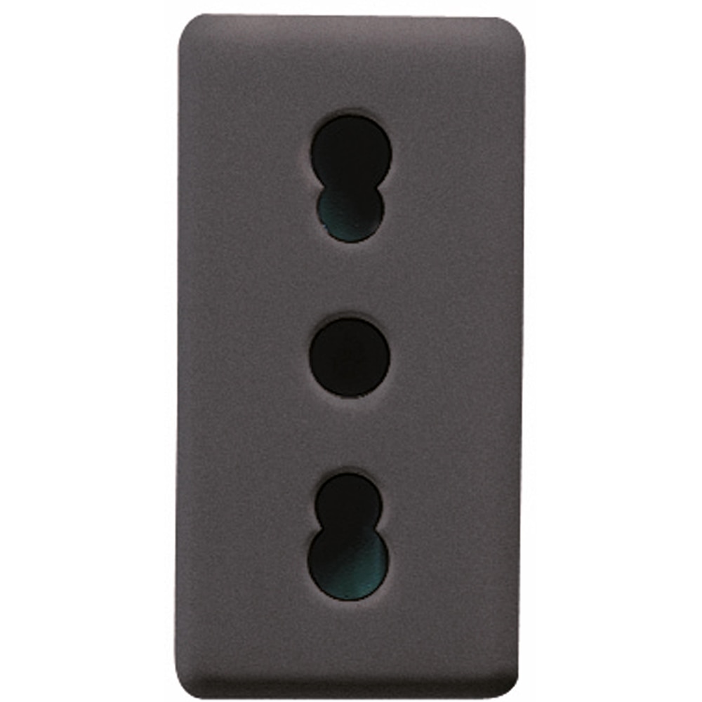 Priza electrica GEWISS GW21203DY02, interior, incastrat, IP40, 16A, negru