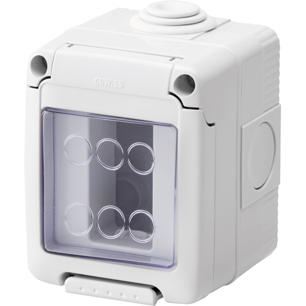 Doza GEWISS GW27041DY, 1 modul, IP55, gri