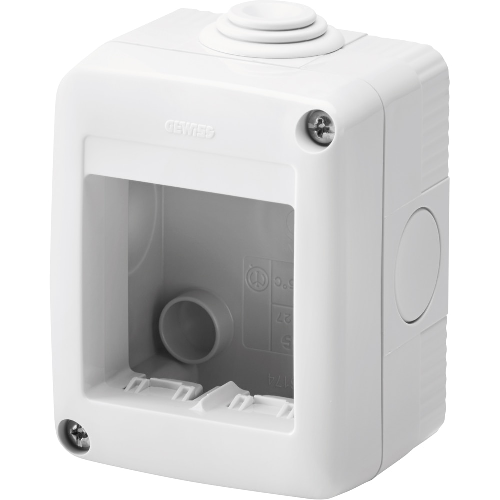 Doza GEWISS GW27002DY, 2 module, IP40, gri