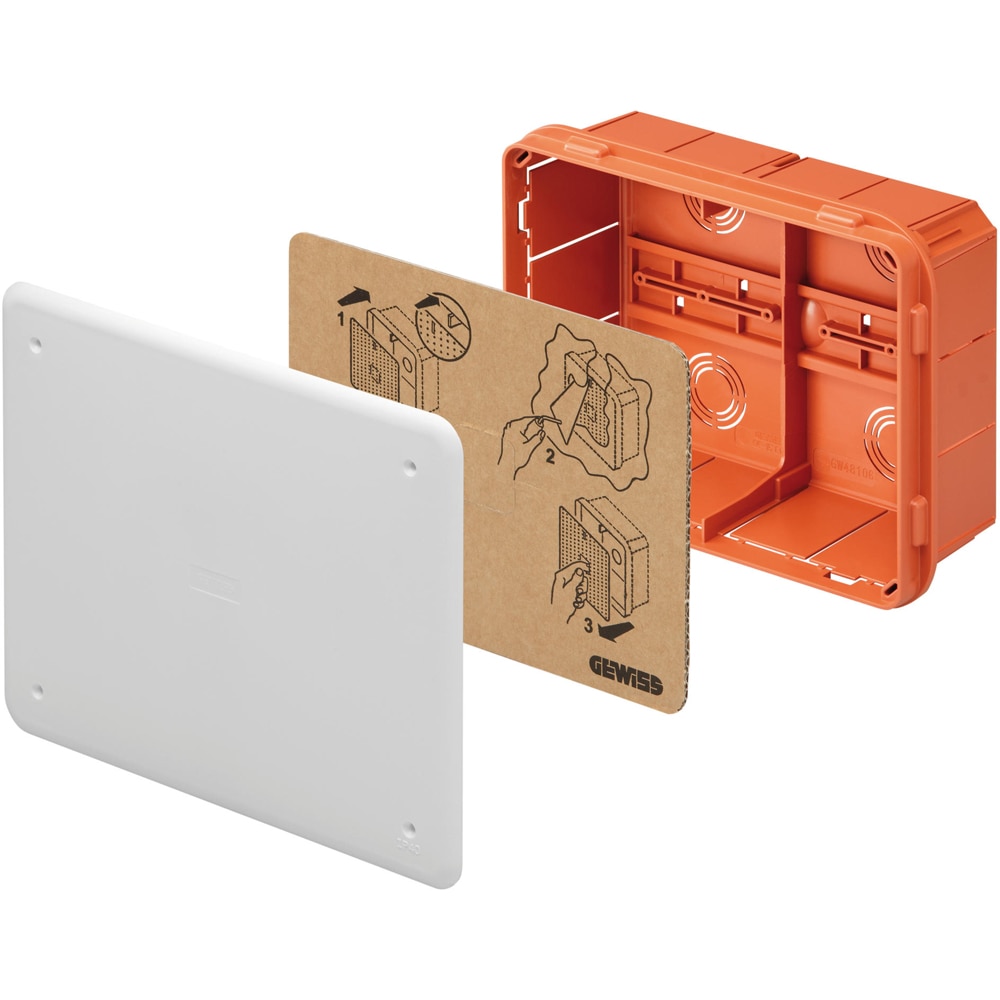 Doza GEWISS GW48006DY, alb