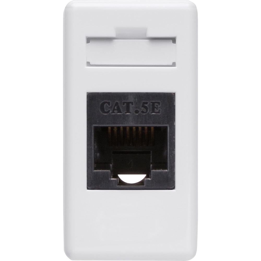 Priza internet GEWISS GW20271DY, interior, incastrat, IP40, RJ45 UTP, alb