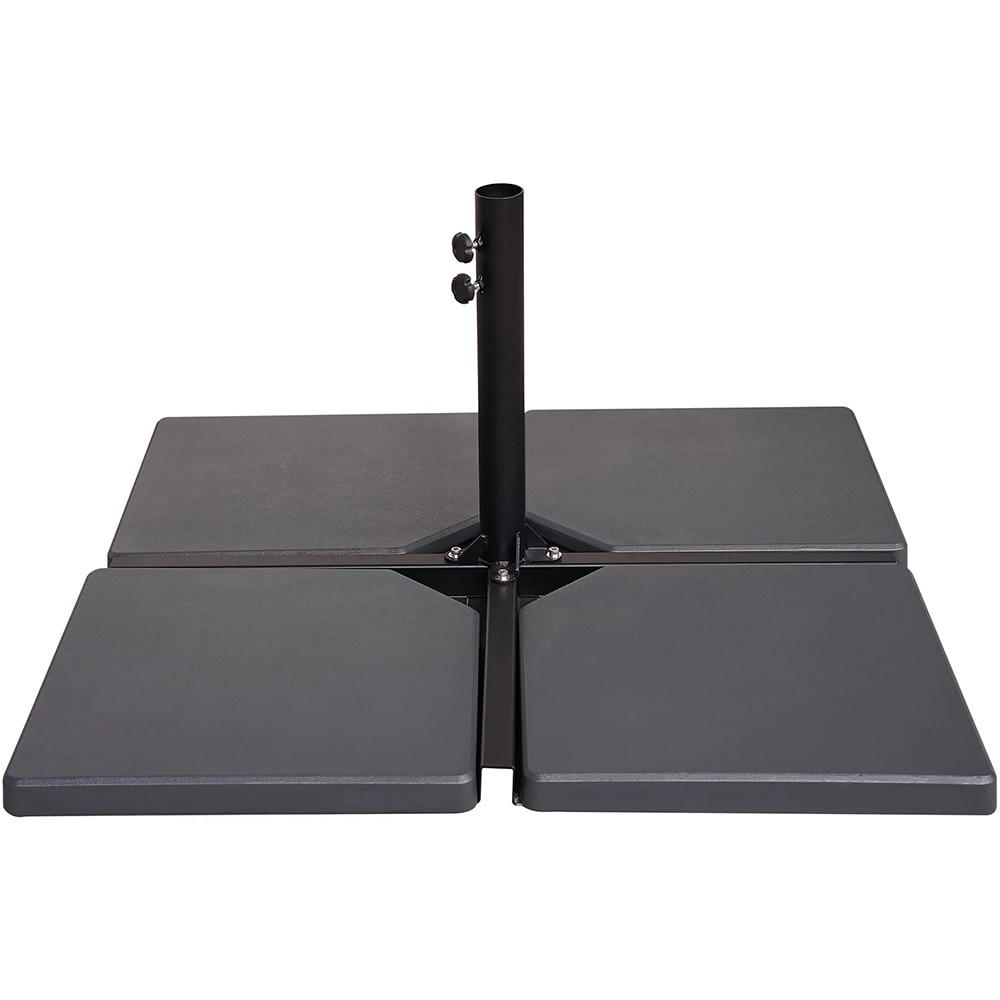 Suport umbrela GOODHOME Moku, 50 x 50 x 4.5 cm, 25kg, beton, negru