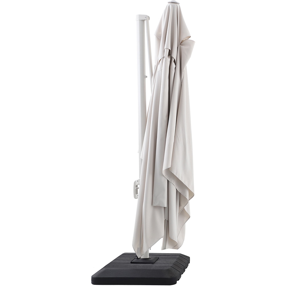 Umbrela de exterior GOODHOME Corby, LED, 3 x 4m, bej