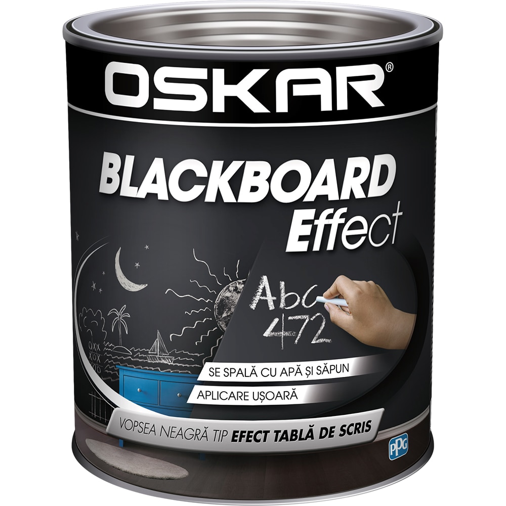 Vopsea decorativa OSKAR Blackboard Effect, 1L
