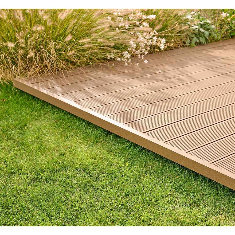 Profil finisaj terasa KLIKSTROM Neva, 220 x 5.2 x 4 cm, lemn, maro