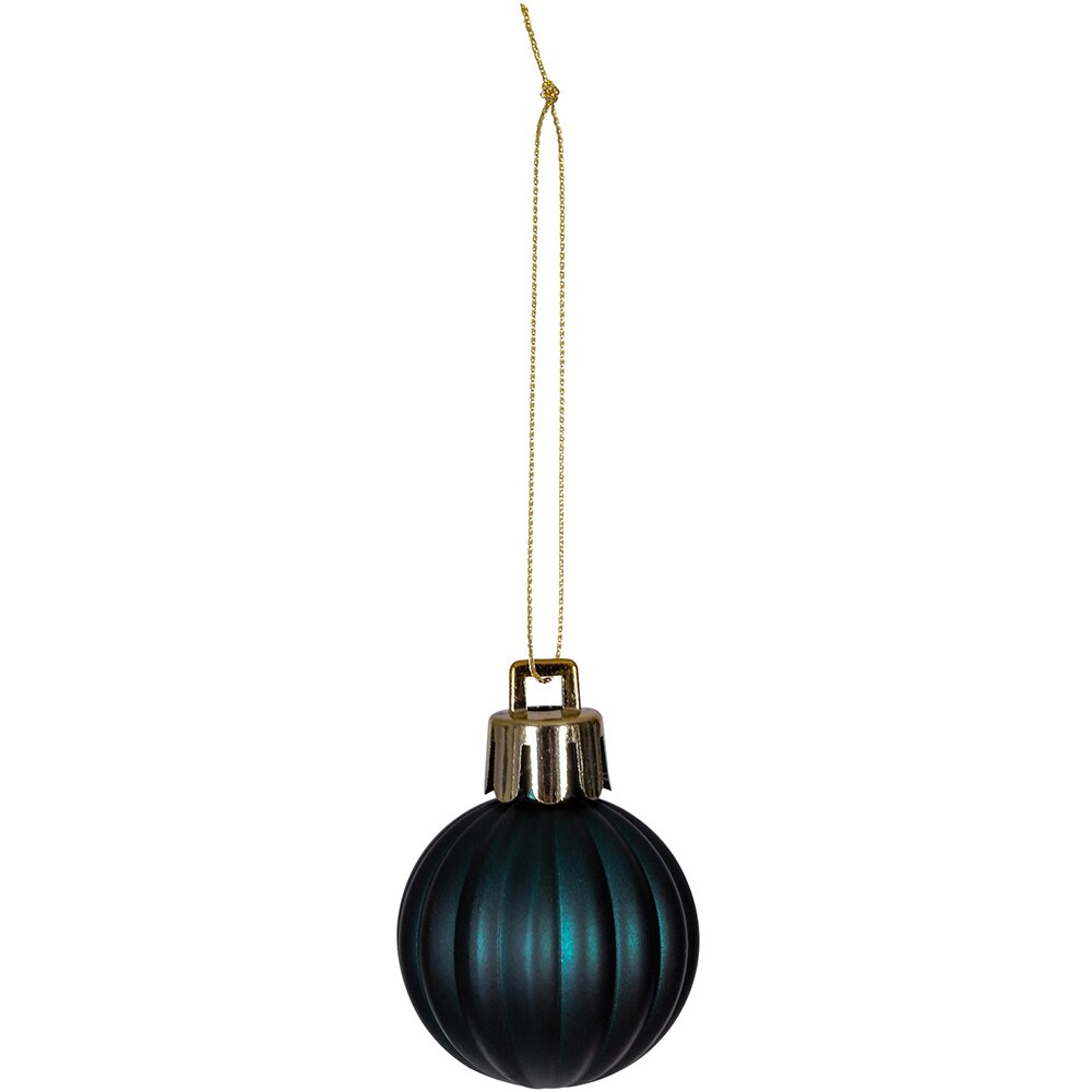 Set 20 globuri pentru brad Craciun Home, D3 cm, plastic, multicolor