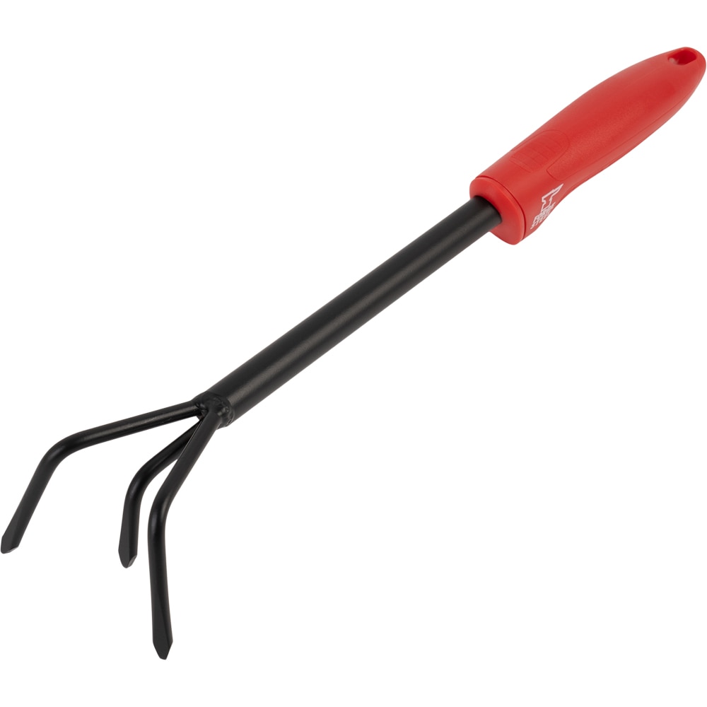 Mini cultivator FORGE STEEL, otel, rosu-negru