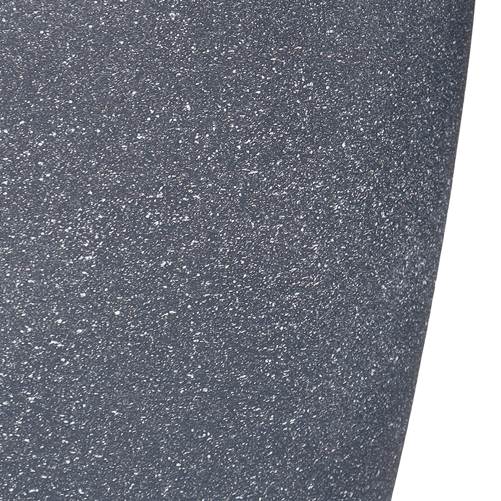 Ghiveci flori VERVE, plastic, D 43 cm, negru