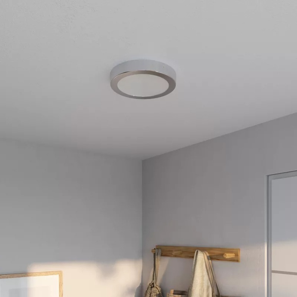 PLAFONIERA AIUS, 21CM, 1200LM, 4000K, CROM
