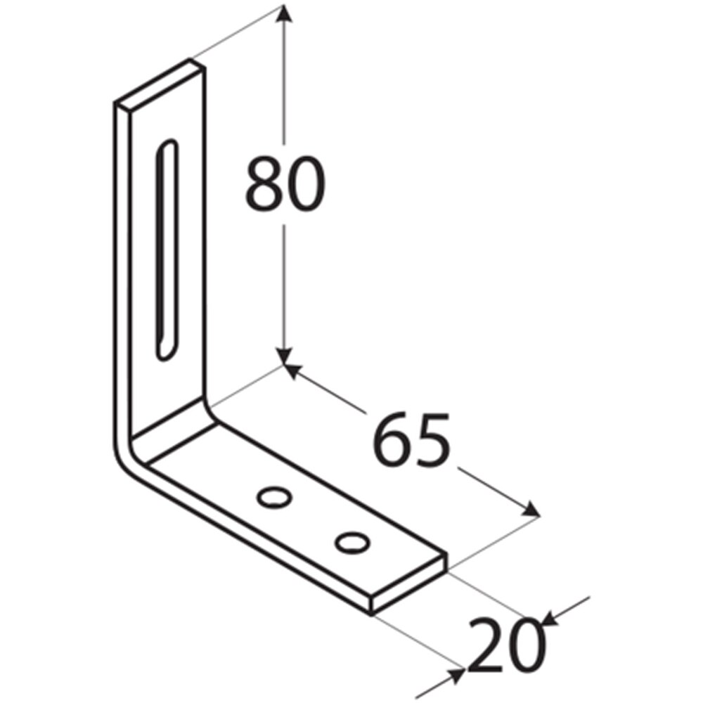 Coltar reglabil DMX , 60 x 80 x 3 mm, otel