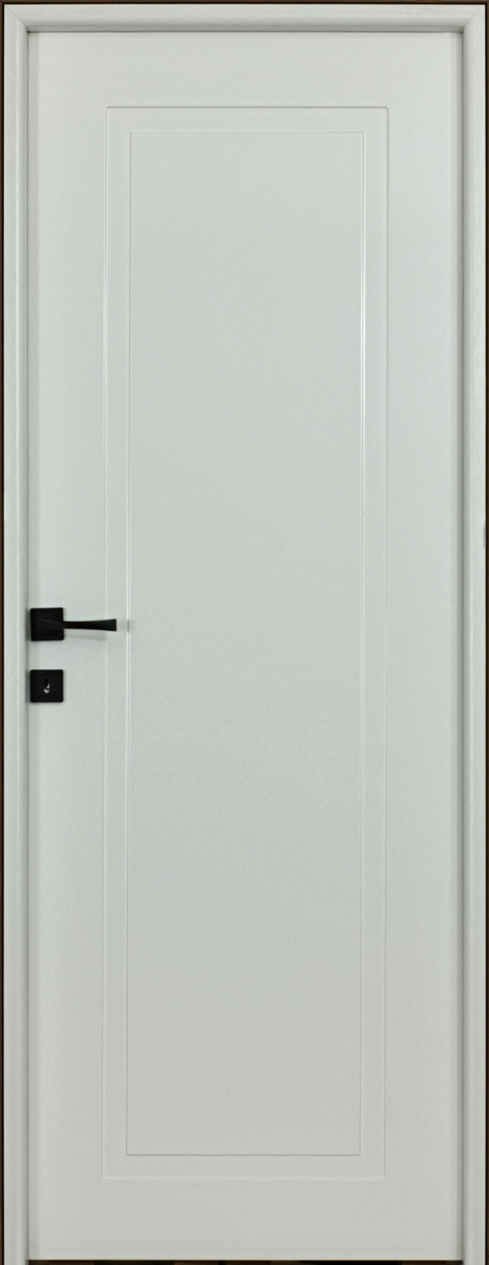 Usa interior Inline, fara geam, reversibila, MDF, 68 x 203 cm, alb