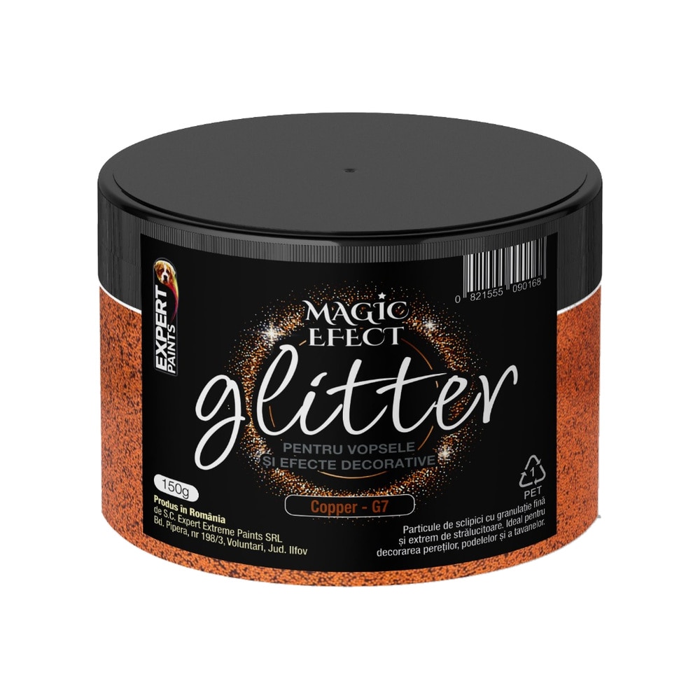 Glitter decorativ EXPERT EXTREME Magic Effect, 150 g, Cooper
