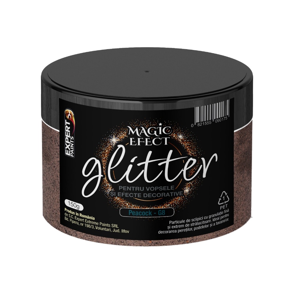 Glitter decorativ EXPERT EXTREME Magic Effect, 150 g, Peacock