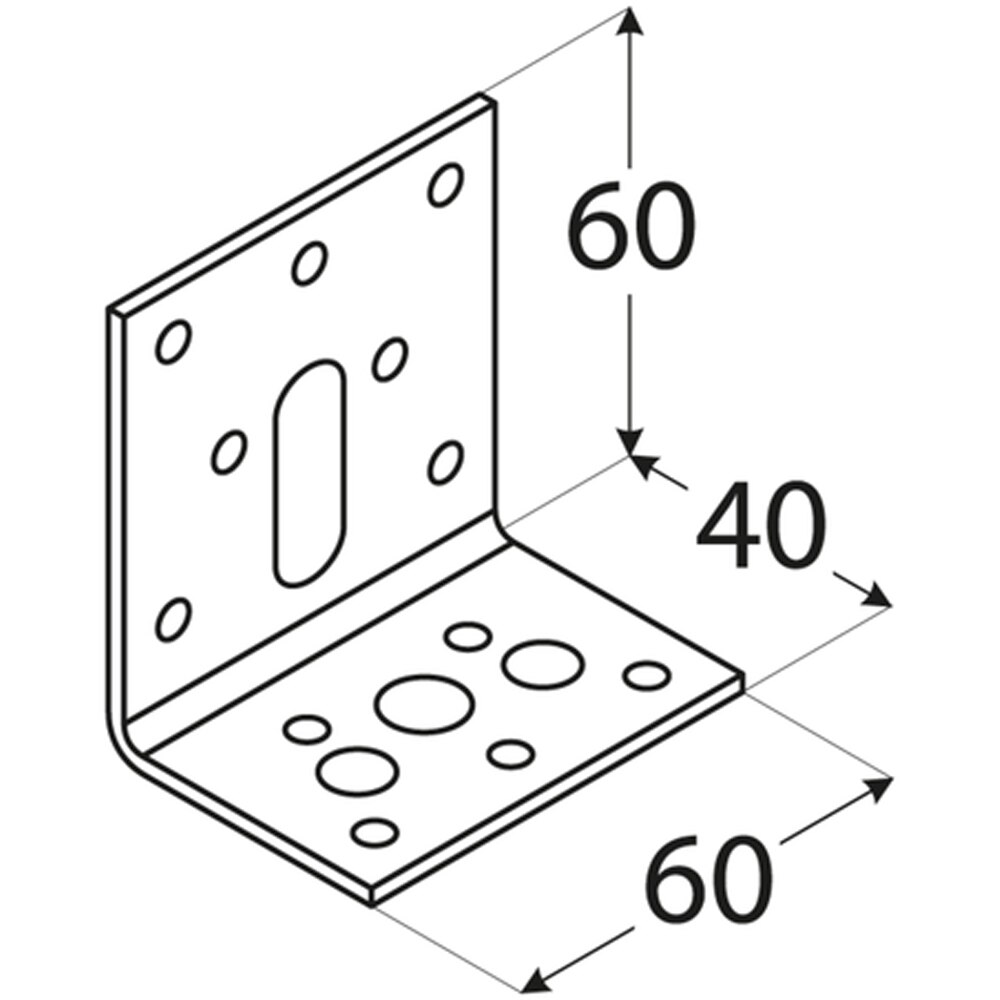 Coltar reglabil DMX , 40 x 60 x 2.5 mm, otel