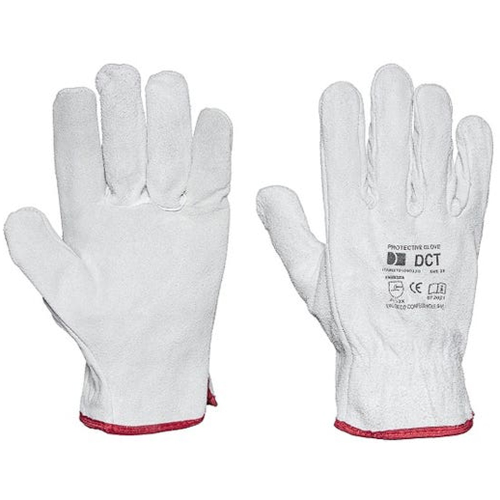 Manusi de protectie DCT Tasminy, marime 10, alb, uz general agricol, nailon