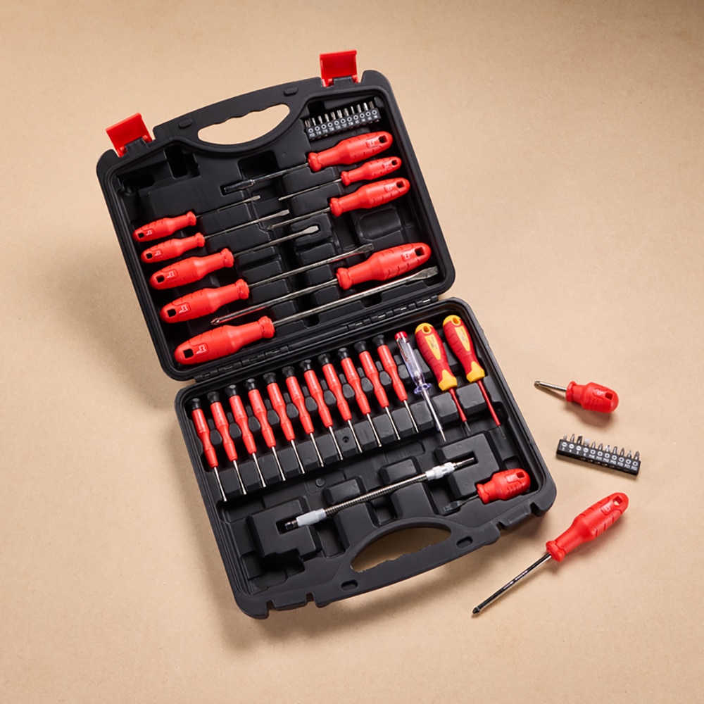 Set surubelnite FORGE STEEL C10113485, CrV, 49 piese