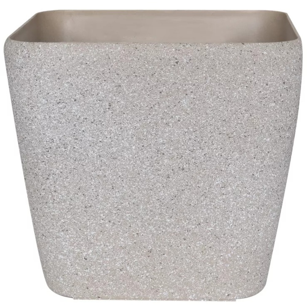 Ghiveci flori VERVE, plastic, D 35 cm, bej