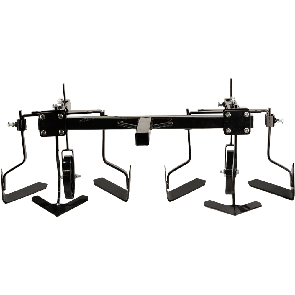 Prasitoare dubla minitractor EVOTOOLS, metal, negru