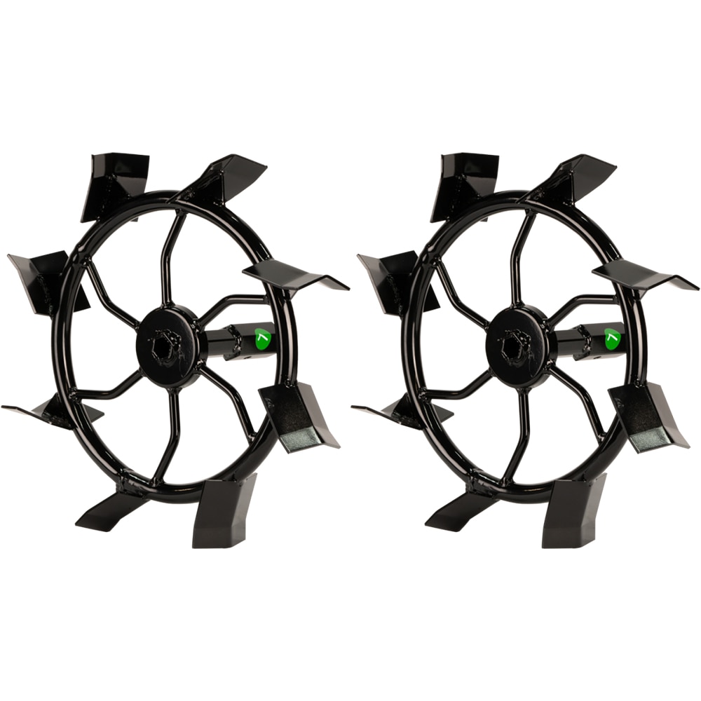 Roti metalice spate EVOTOOLS 683094, 2 bucati, metal, negru